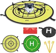 [YAODHAOD] Drone Landing Site, 55 cm Universal Portable Luminous Waterproof Drone Landing Pad for DJI Air 2S/Mavic Mini 2/Mavic Air 2/Mavic 2 Pro/Zoom/FIMI X8SE/DJI FPV Drone