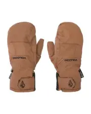 Volcom Gaaas Gore-Tex Men's Winter Mittens, Caramel, Small