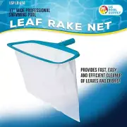 New! U.S. Pool Supply Pool Leaf Rake W/ Deep Net Bag & EZ Clip Handle FREE SHIP!