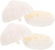 Alipis 2pcs Manual Garlic Press Tool Sturdy Garlic Mincer Slicer Easy Clean Design Safe to Use Kitchen