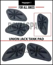 UNION JACK TANK PAD, GREY For Triumph All Models