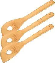 VINTORKY 3pcs Wooden Egg Beater Set Mixing Egg Stirring Rod Wooden Stirring Spoons Manual Eggbeater for Home