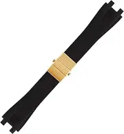 [BANDKIT] Silicone Rubber Watch Band For Ulysse Nardin Outdoor Sports Waterproof Bracelet Wrist Strap Replacement Watch Accessories Parts