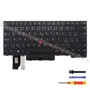 Czech Slovak Backlit Keyboard for Lenovo ThinkPad L14 (type 20U5,20U6)