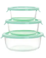 Martha Stewart 6pc Assorted Glass Storage Container & Lid Set