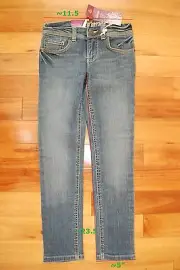 NEW Epic Threads medium blue Jeans kids girls SiZe 8 SKINNY