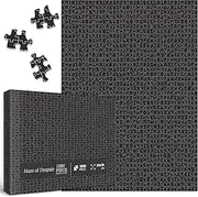 Impossible Mystic Maze Puzzles for Adults 1000 Pieces, Difficult Black and White Jigsaw Puzzles, Hard Challenging Crazy Line Puzzle