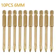 Heavy Duty 6mm Drill Bits for Efficient Drilling in Multiple Materials