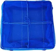 Yabauuop Mesh Drying Rack | Drying Rack 4 Layers Folding Fish Mesh,Foldable Drying Rack Net Dryer, Folding Fish Mesh Dry Net with Zippers Opening for Drying Seeds Fish Vegetables