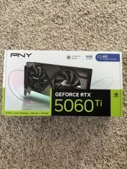 PNY GeForce RTX 5060 Ti 16GB Overclocked Dual Fan GPU DLSS 4 NEW