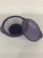 NEW Tupperware Flat Out Expandable Bowl 4 Cups Single Purple Brand New