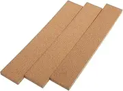 GOOHOCHY Cork Bulletin Bar Strips 3 Pack Corkboard Strips Adhesive Backing Cork Wall Strip for Office