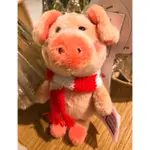 德國🇩🇪 小豬威比 鑰匙圈 NICI 紅圍巾🧣 小豬威比鑰匙圈 聖誕節 小豬威比 玩偶 禮物 紅色 圍巾小不點豬