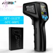 Digital Laser Infrared Thermometer with LCD Non-Contact Gun Hygrometer IR Meter