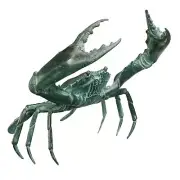Design Toscano Large Bronze Crab Sculpture