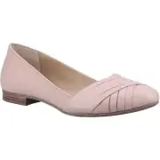 Hush Puppies Marley Ballerina Leather Women's Blush Flats New