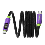 Hagibis SX04S 240W Magnetic USB-C to USB-C Cable with LED Display PD3.1 Fast Charging Data Transmission Copper Core Line