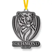 Richmond Tigers AFL Metal Christmas Tree Ornament Decoration