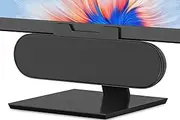 ZETIY USB Speaker, Monitor Speaker for PC, USB Portable Computer Speaker, Mini Soundbar, Small PC Speaker for Phone, Notebook, PC, Laptop, Desktop - Plug and Play （Black）