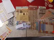 Large Lot of Lot Junk Journal Paper Supplies Scrapbooking Ephemera
