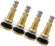 Heavy Duty Valve Stems Set 4pcs for Tubeless Tires Car Tractor Air Valve Stem Repair Kit