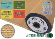 70% Shade Cloth 3.66M x 30M ROLL, Shadecloth/mesh in Green, Black or S/stone