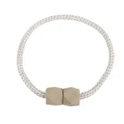 4/6PCS Magnetic Curtain Tiebacks Tie Backs Buckle Clips Holder Hooks Home Decor Beige