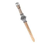 Nevenka Pearl Cowhide Watch Strap for iWatch Ultra Series 8 SE 7 6 5 4 3 2 1-YKCamel