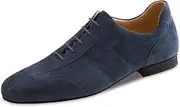 [Werner Kern] Men's Dance Shoes 28045 - Suede Blue - Super Flex Comfort [UK 10.5], Blue, 12 AU