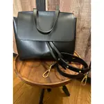 MANSUR GAVRIEL MINI LADY BAG 手提包 肩背包 黑+紅色（2手正品）