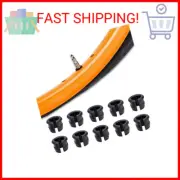 VANICE 10 Pcs Schrader to Presta Rim Adapter, Convert Valve Stem Grommet, Schrae