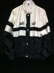 Rare NOS 1980s Black White DYNO DESIGN JACKET (Size 50) Old School BMX Coat GT