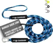 7-14ft Bungee Dock & Anchor Line by Sandshark – For Boats & Jet Skis