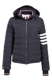 Thom Browne 4-Bar Down Ski Jacket in Navy at Nordstrom, Size 4 Us