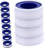 LIGIGWASH 12 Roll PTFE Sealing Tape High Temperature Plumber's Tape for Water Leaks Pipe Garden Hose