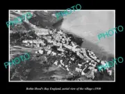 OLD 8x6 HISTORIC PHOTO OF ROBIN HOODS BAY ENGLAND VIEW OF THE VILLAGE c1930 2