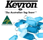 Original Kevron KEY TAG Bulk Lot ( x50 Tags )BLUE Color
