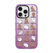 iPhone 16 Pro Impact Case MagSafe Compatible Poodle Yoga