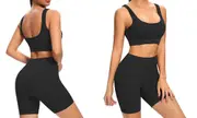 Women's Seamless Bra and Shorts Set