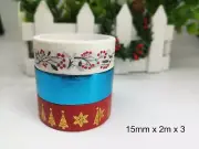 Japan Washi Tape Merry Christmas 3 rolls set MT531