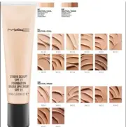 MAC Studio Sculpt Foundation SPF 15 NC 45 Medium Beige Neutral 1.3oz 40ml NIB