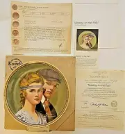 Norman Rockwell Knowles Collector's Plate "Meeting On The Path"