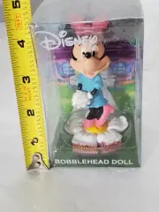 Minnie Mouse Mini Doll Disney Bobble Dobbles Head Bobblehead NIB RARE VERSION
