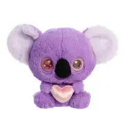 Aurora - Small Purple Lenticular - 6" Koala In Love - Enchanting Stuffed Animal