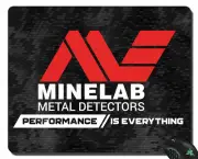 Minelab Metal Detector Performance MOUSEPAD with lock edge