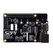 W01 U2500 USB 2.5G ethernet + NVME HAT for Raspberry Pi 5 M.2 2230 and 2242