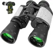20x50 Compact Binoculars for Adults with Grey Binoculars for Bird Watching