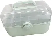Ipetboom Multi Layer Medicine Storage Box Home Organizing Case with Handle Lightweight Container for Easy Travel Outdoor Use for Home Office Trips Cedar