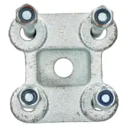 8 U Bolts & 4 Base Plates For Ifor Williams Trailers Single Leaf Springs