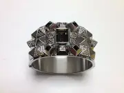 Swarovski-New- Silver - 'Swarovski Style Bangle'- Size M - Retail $270